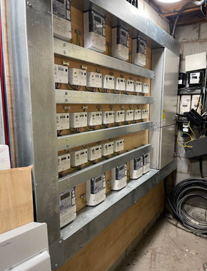 Electrical contractor Oldham storage